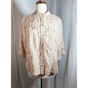 Ruby Rd Blouse Petite 16 Vintage 90's Rustic Cottagecore Coquette Top